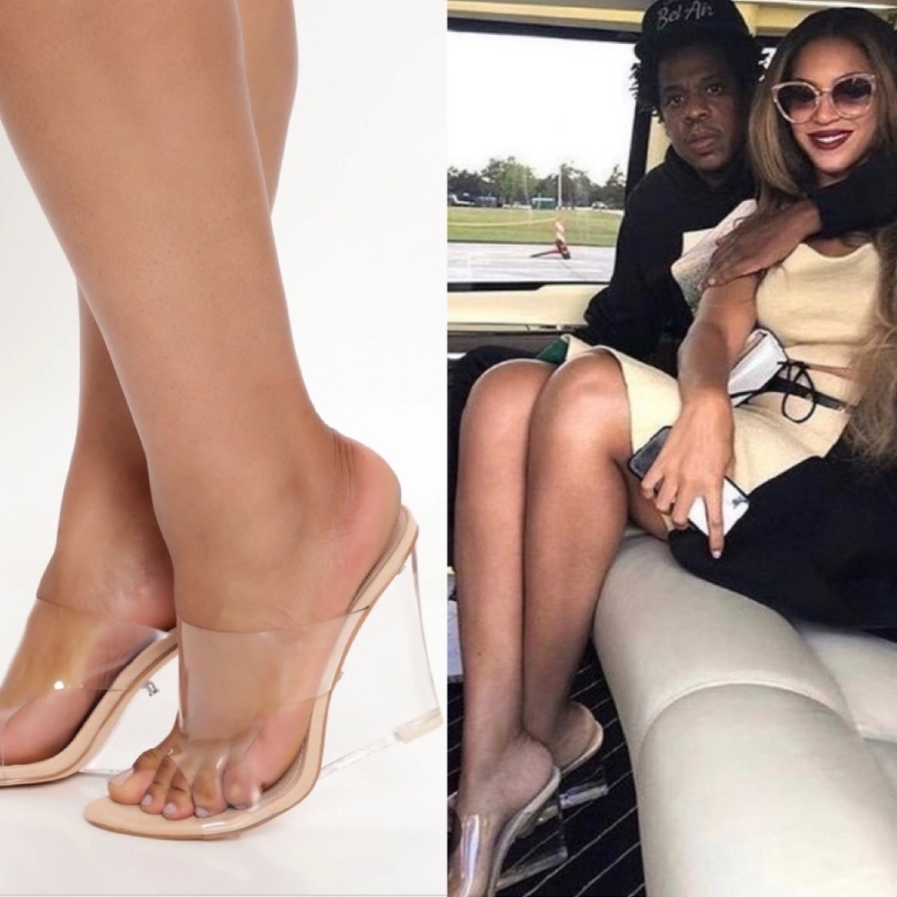 Fashion Nova Nude Wedges